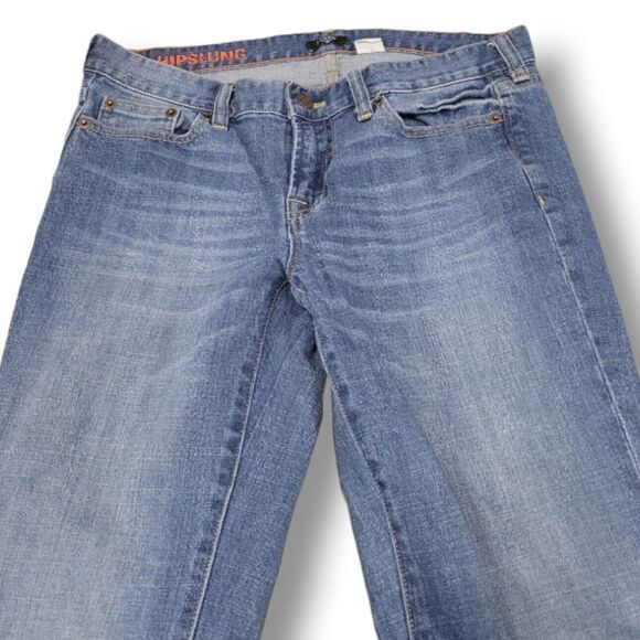 J Crew Jeans Size 29R J. Crew Stretch HipSlung Jeans Boot Cut Jeans Blue Denim - Picture 3 of 6